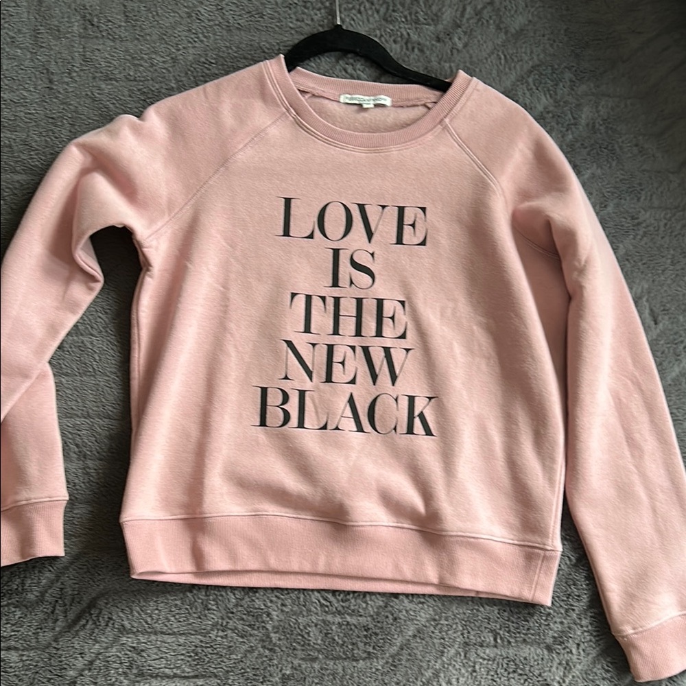 NWOT Rebecca Minkoff Blush Pink Crewneck
